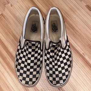 Classic Vans Slip-On Checkered Shoes